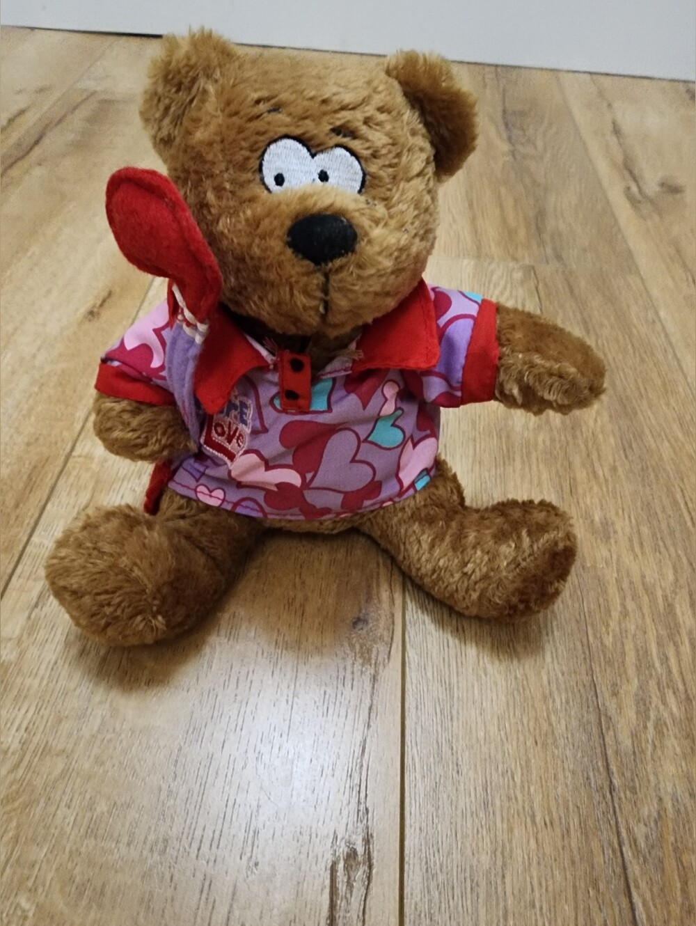 RARE Vintage 2001 GAC Golf Bear "All Fore Love" 7in Hearts Felt Club